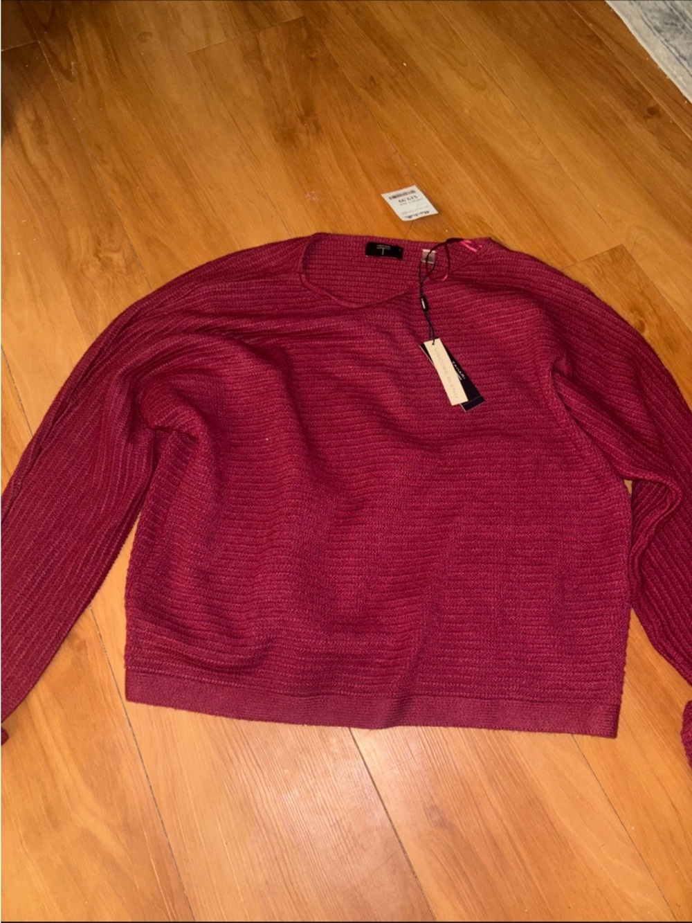 Men's Crewneck Sweater - Burgundy
